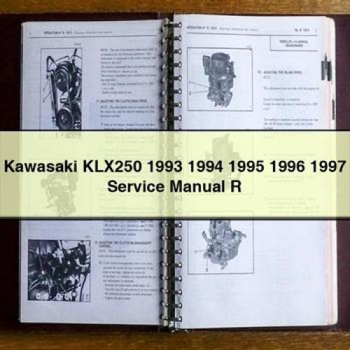 Kawasaki KLX250 1993 1994 1995 1996 1997 Service Manual R PDF Download