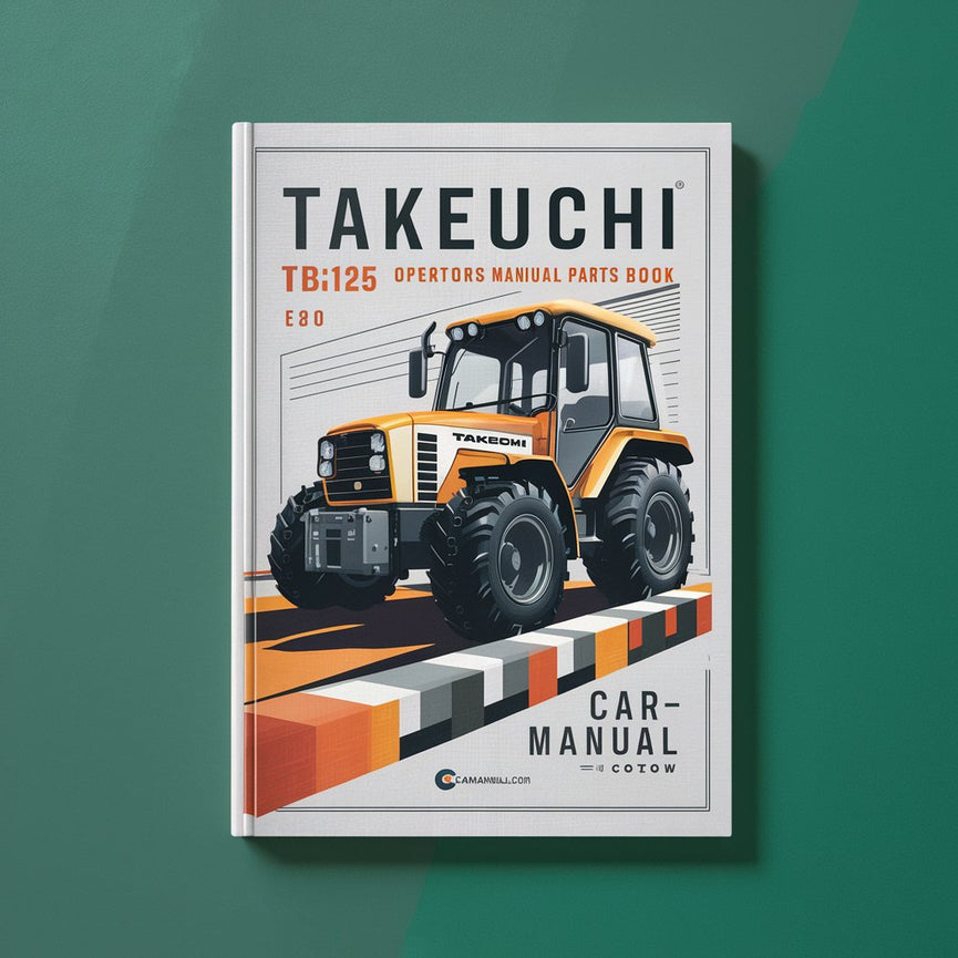 Takeuchi TB125 operators Manual and parts book