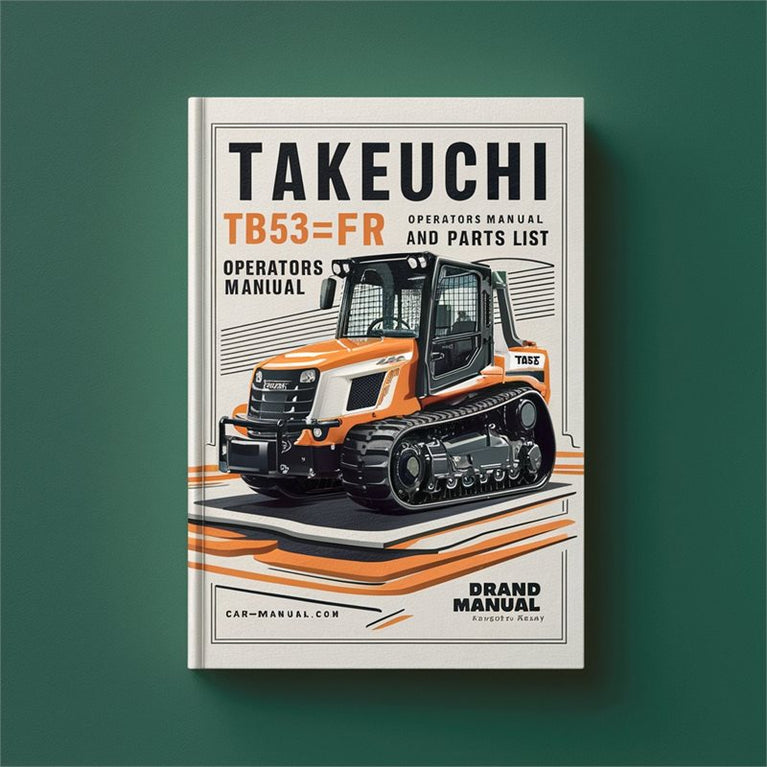 Takeuchi TB53FR Operators Parts Catalog PDF