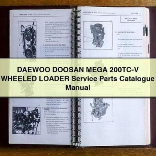 Daewoo Doosan Mega 200TC-V Wheeled Loader Parts Catalog PDF