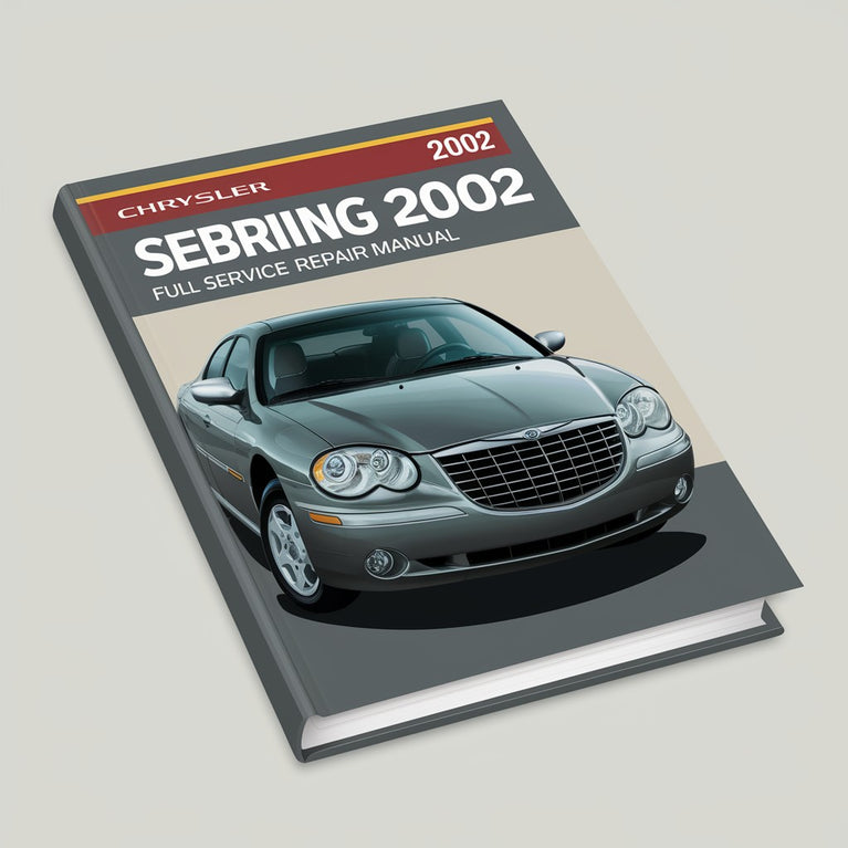 Manual de reparación y servicio completo del Chrysler Sebring 2002