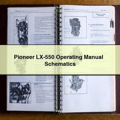 Pioneer LX-550 Operating Manual + Schematics