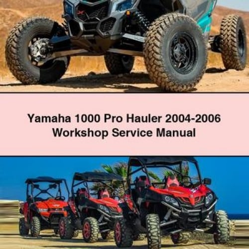 Yamaha 1000 Pro Hauler 2004-2006 Workshop Service Manual PDF Download