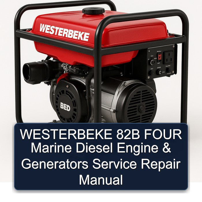 Westerbeke 82B Four Marine Diesel Engine Generators Service Repair Workshop Manual PDF