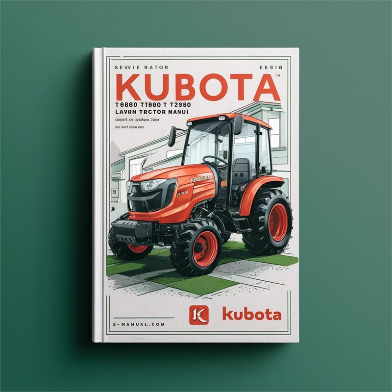 Kubota T1880 T2080 T2380 Lawn Tractor Service Repair Workshop Manual PDF