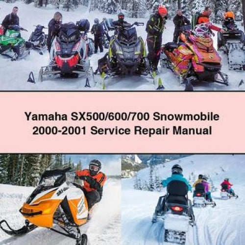 Yamaha SX500/600/700 Snowmobile 2000-2001 Service Repair Manual