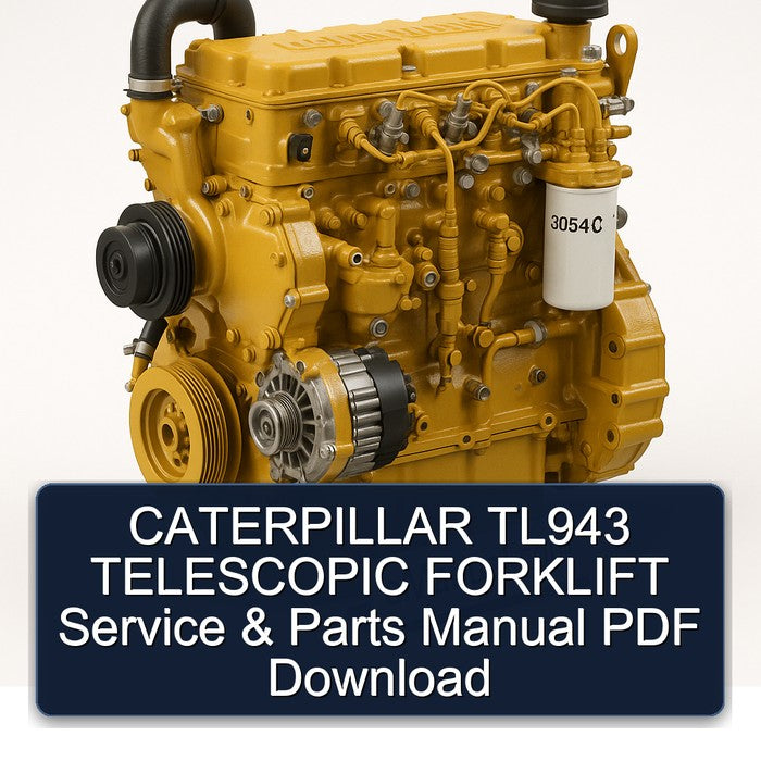 Caterpillar TL943 Telescopic Forklift Parts Catalog PDF