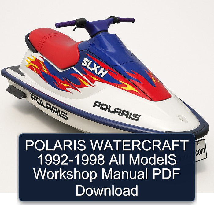 1992-1998 Polaris Watercraft - All Models Service Repair Workshop Manual PDF
