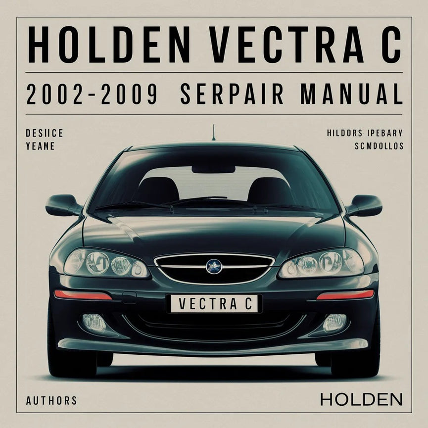 HOLDEN VECTRA C 2002-2009 Service Repair Manual PDF Download