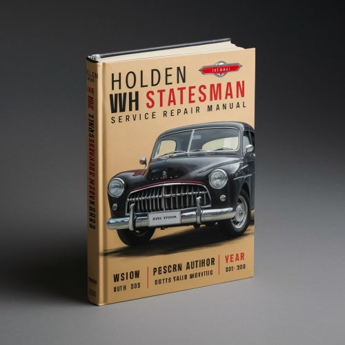 Manual de servicio y reparación del Holden WH Statesman