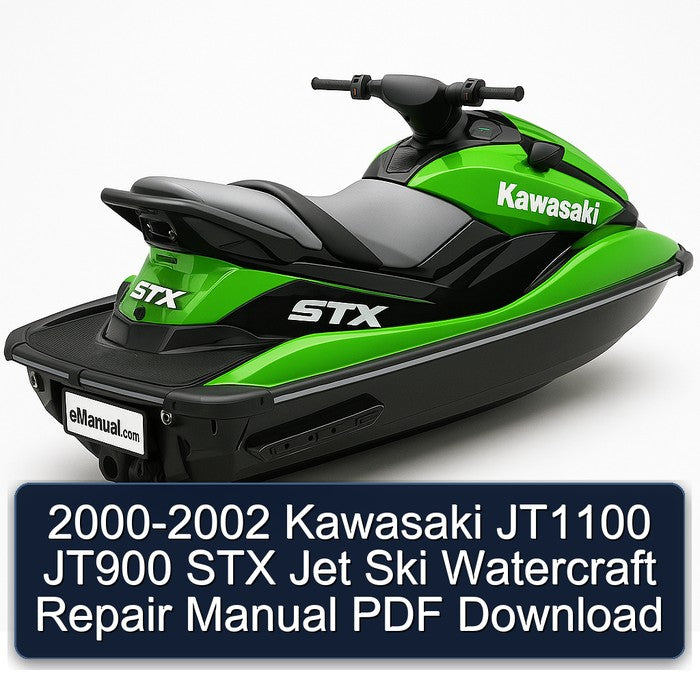 2000-2002 Kawasaki JT1100 JT900 STX Jet Ski Watercraft Service Repair Workshop Manual PDF