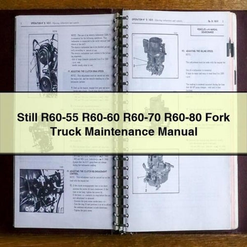 Still R60-55 R60-60 R60-70 R60-80 Fork Truck Maintenance Service Repair Workshop Manual PDF