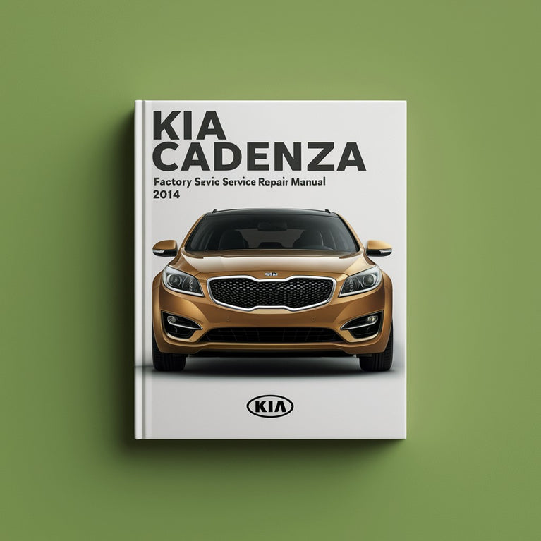 Kia Cadenza 2014 Factory Service Repair Manual PDF Download