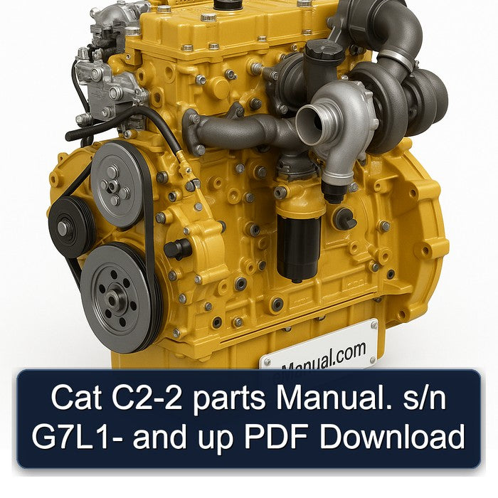 CAT C2-2 Parts . S/n G7l1- Up Catalog PDF