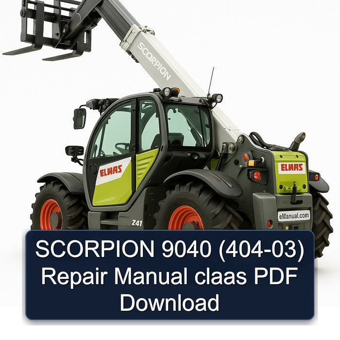 Scorpion 9040 (404-03) Claas Service Repair Workshop Manual PDF