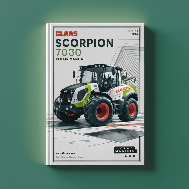 Claas Scorpion 7030 (401-03) Service Repair Workshop Manual PDF
