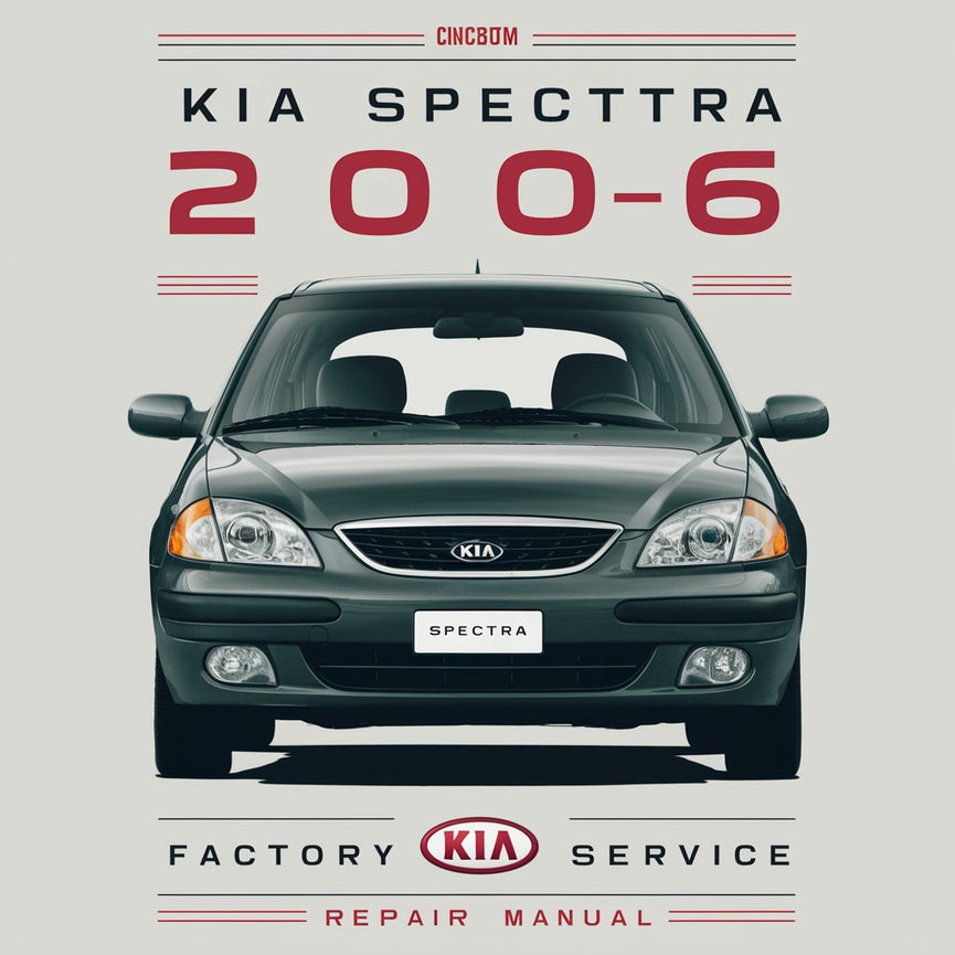 Kia Spectra 2006 Factory Service Repair Manual PDF Download