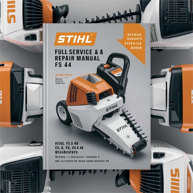 Stihl FS 36 FS 40 FS 44 Brushcutters Full Service & Repair Manual PDF