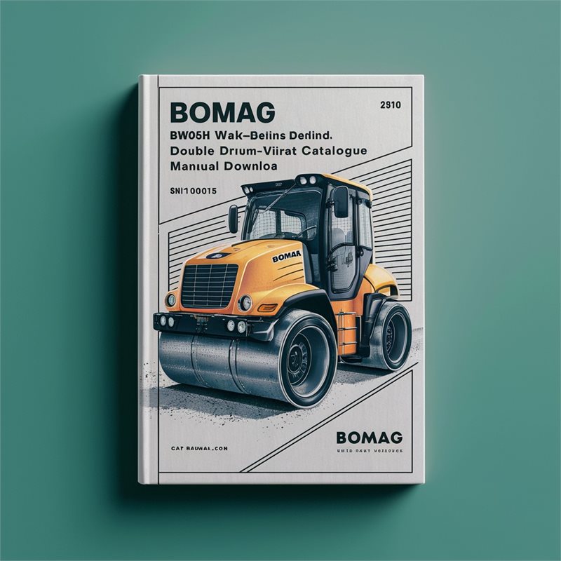 Bomag BW65H Walk-behind Double Drum Vibratory Roller Parts Catalog PDF