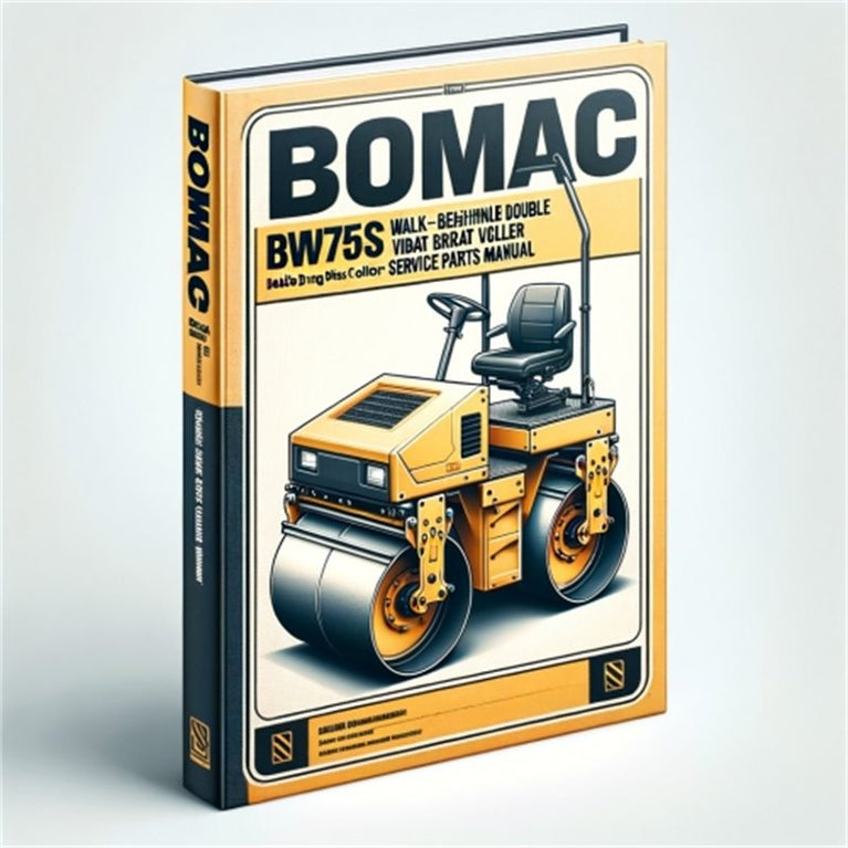 Bomag BW75S Walk-behind Double Drum Vibrating Roller Parts Catalog PDF