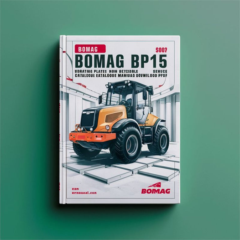 Bomag Bp15/45 Vibrating Plates Non Reversible Sn101630100101-101630100779 Parts Catalog PDF