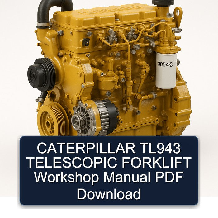 Caterpillar TL943 Telescopic Forklift Service Repair Workshop Manual PDF