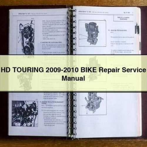 Manual de reparación y servicio de la motocicleta HD TOURING 2009-2010