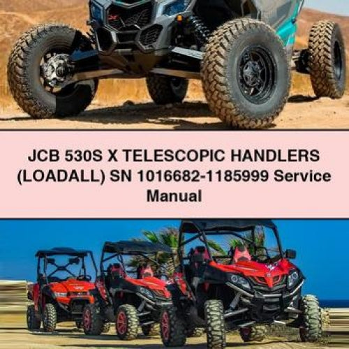 JCB 530S X TELESCOPIC HAndLERS (LOADALL) SN 1016682-1185999 Service Manual