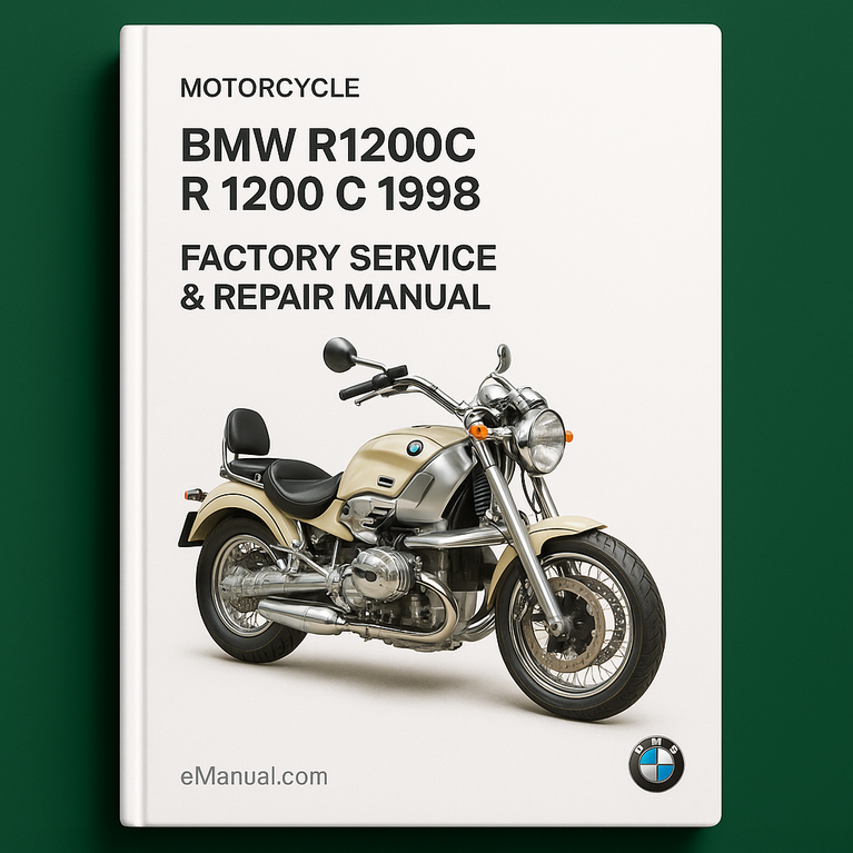 BMW R1200C R 1200 C 1998 Factory Service Repair Manual