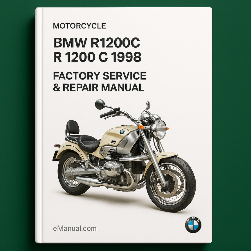 BMW R1200C R 1200 C 1998 Werksservice-Reparaturhandbuch