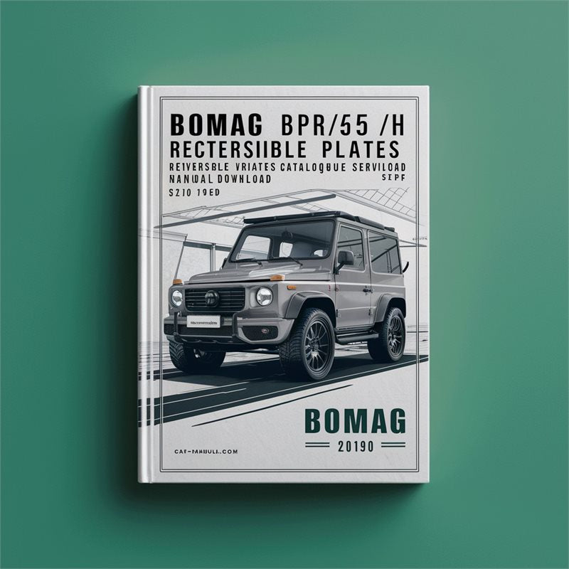 Bomag Bpr45/55/h Reversible Vibratory Plates Sn101692181001-101692181094 Parts Catalog