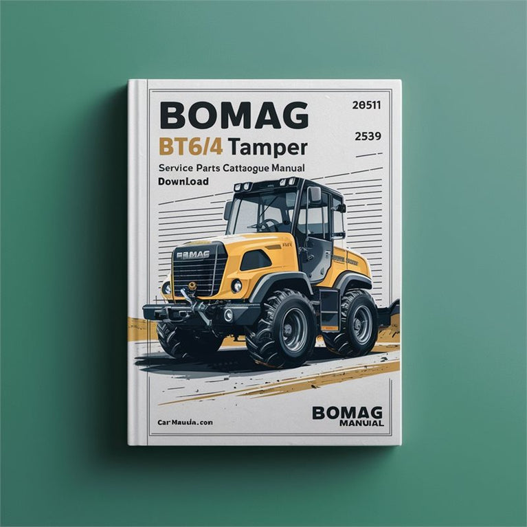 Bomag Bt65/4 Tamper Sn101540534887-101540539999 Parts Catalog PDF