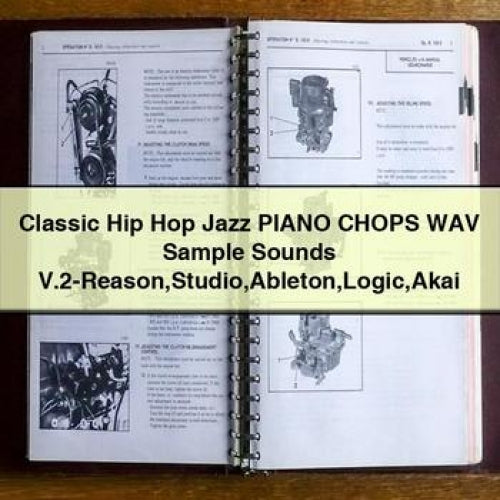 Classic Hip Hop Jazz PIANO CHOPS WAV Sample Sounds V.2-Reason Studio Ableton Logic Akai