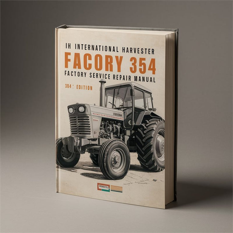 IH International Harvester 354 Factory Service Repair Manual PDF