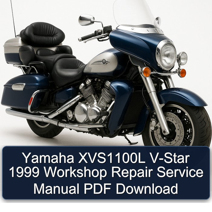 Yamaha XVS1100L V-Star 1999 Workshop Repair Service Manual