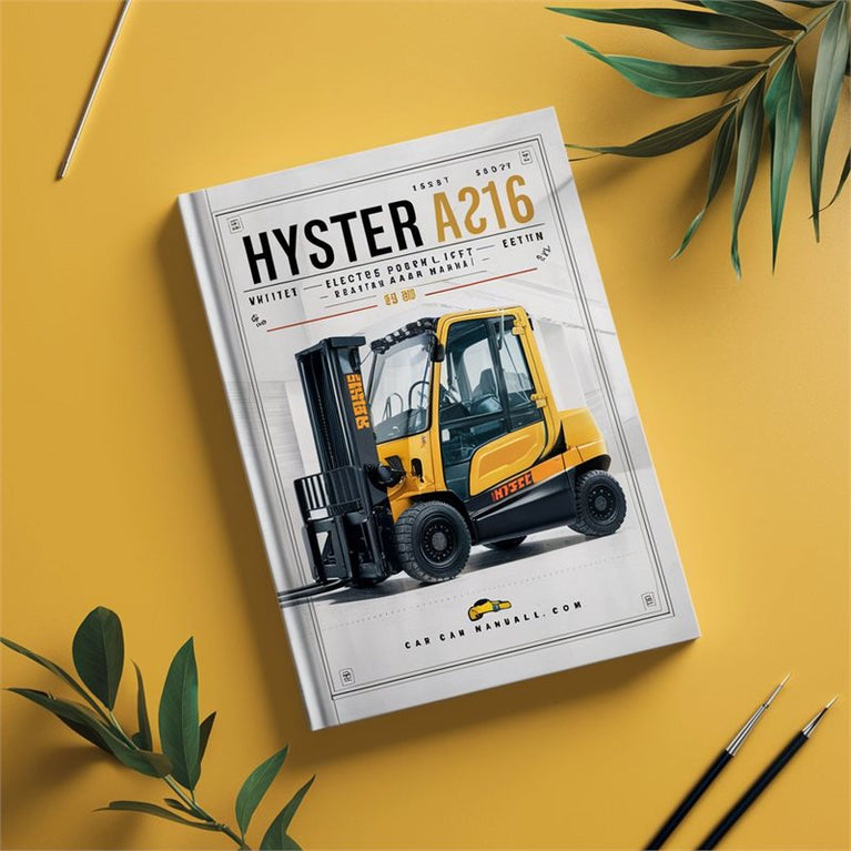 Hyster A216 (j40xm J50XM J60XM J65xm) Electric Forklift Service Repair Workshop Manual PDF
