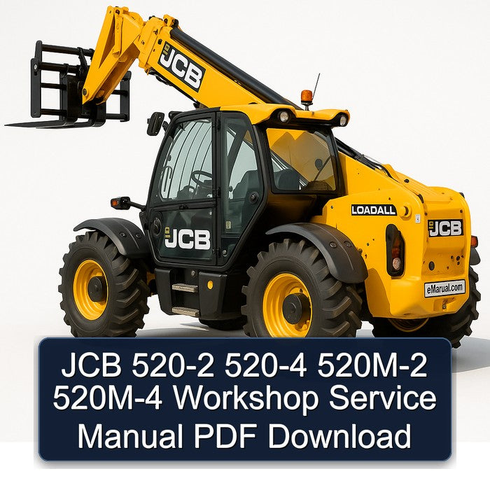 JCB 520-2 520-4 520M-2 520M-4 Service Repair Workshop Manual PDF