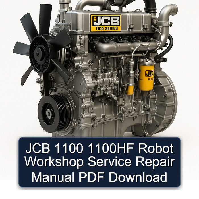 JCB 1100 1100HF Robot Service Repair Workshop Manual PDF