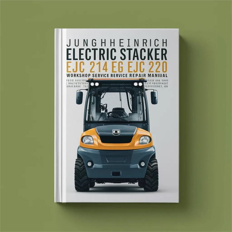 Jungheinrich Electric Stacker EJC 212 EJC 214 EJC 216 EJC 220 (12.05-05.08) Workshop Service Manual PDF