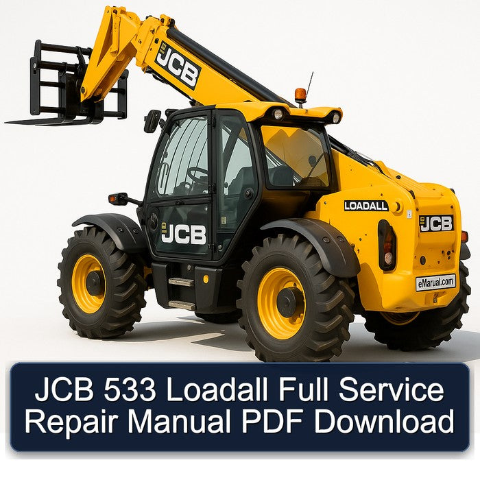 JCB 533 Loadall Service Repair Workshop Manual PDF
