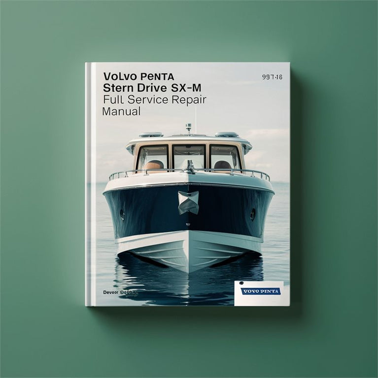 Volvo Penta Stern Drive SX-M Full Service Repair Manual PDF