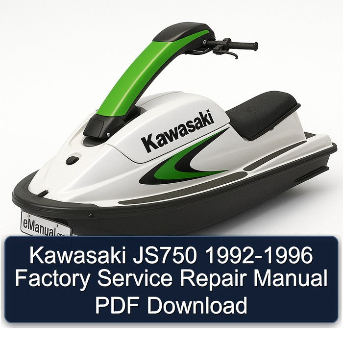 1992-1996 Kawasaki JS750 Service Repair Workshop Manual PDF