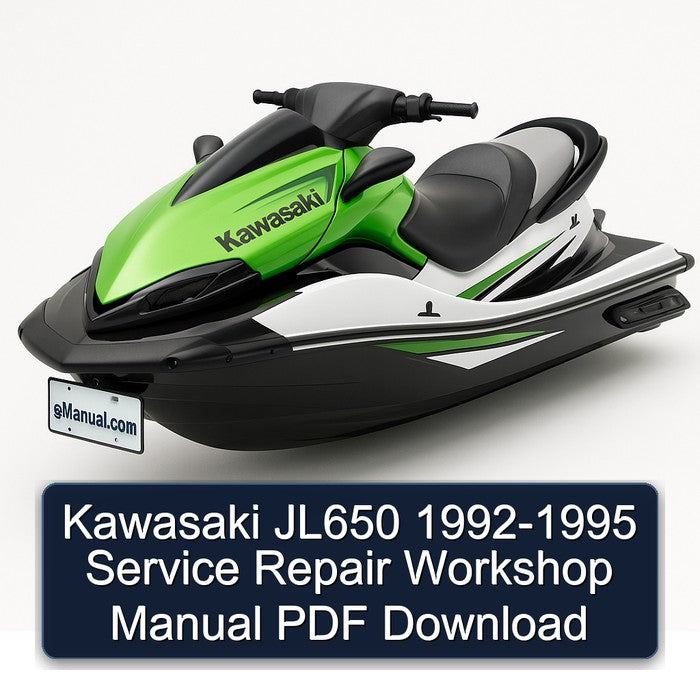 1992-1995 Kawasaki JL650 Service Repair Workshop Manual PDF