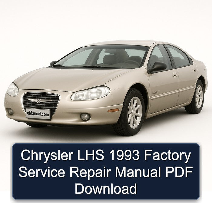 Chrysler LHS 1993 Factory Service Repair Manual