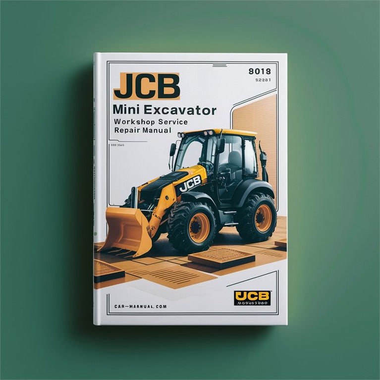 JCB 8014 Mini Excavator Service Repair Workshop Manual PDF