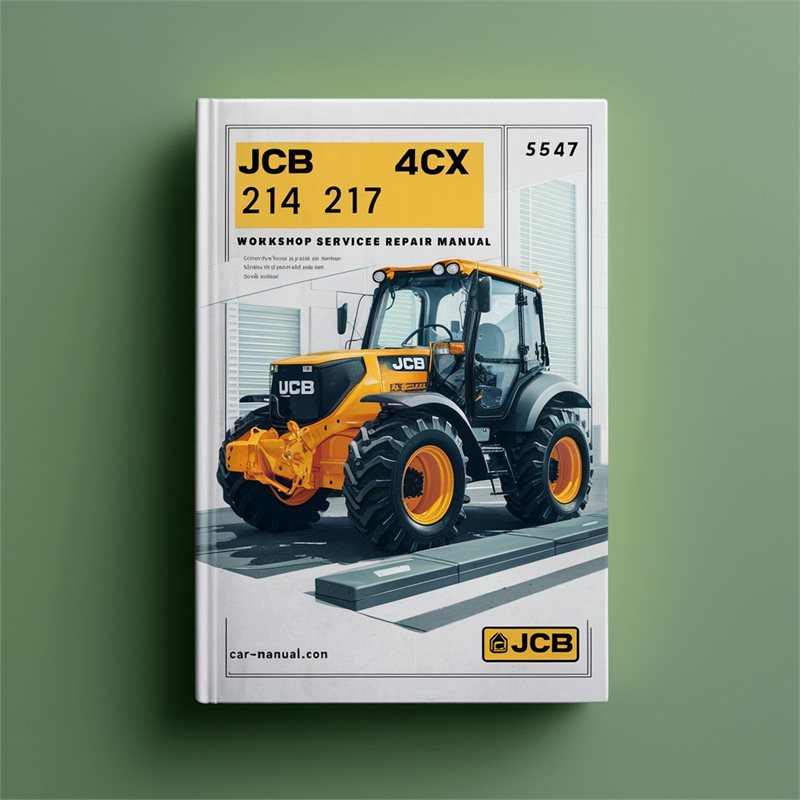 JCB 3CX 4CX 214 215 217 Variants Service Repair Workshop Manual PDF