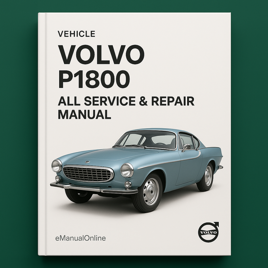 Volvo P1800 All Service Repair Manual