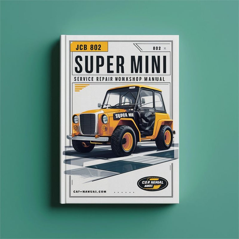 JCB 802 Super Mini Service Repair Workshop Manual PDF