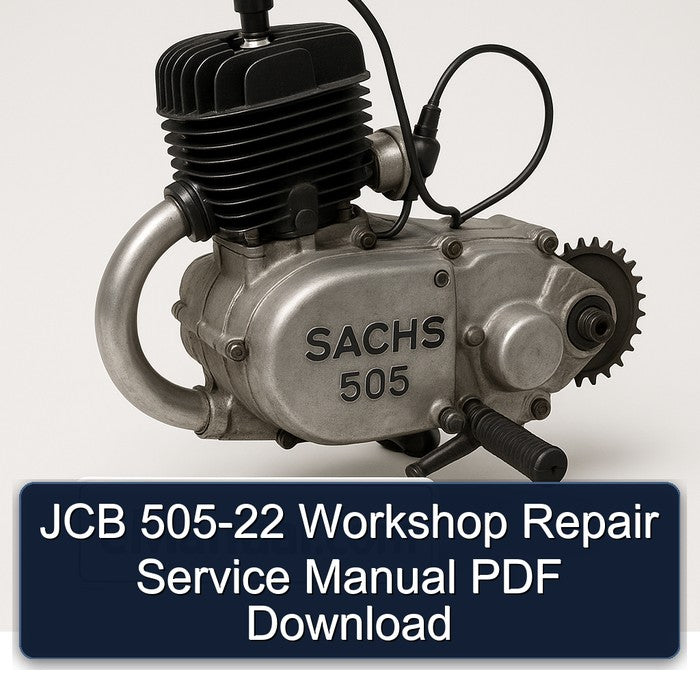 JCB 505-22 Service Repair Workshop Manual PDF