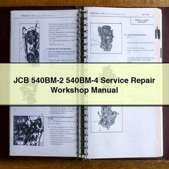 JCB 540BM-2 540BM-4 Service Repair Workshop Manual PDF